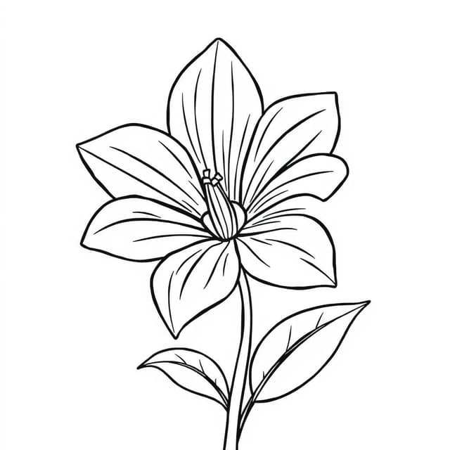 meigui flower coloring page