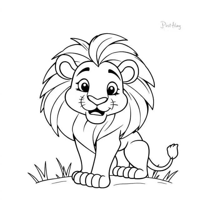 lion king coloring page