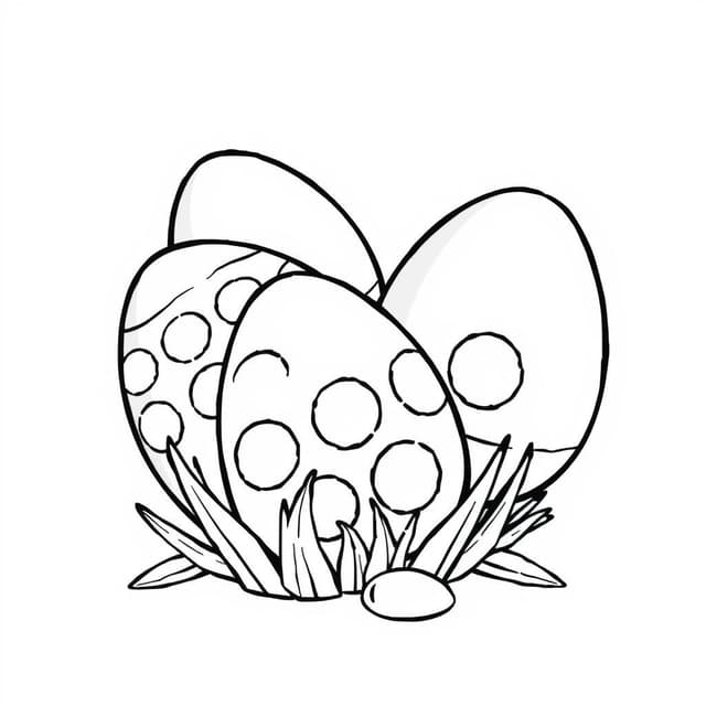 eggs coloring page